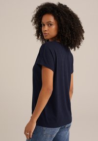 WE Fashion Paprasti marškinėliai - dark blue