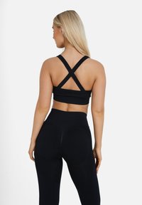SQUATPROOF LEGACY SEAMLESS CROSS BACK - Sujetadores deportivos con sujeción media - black