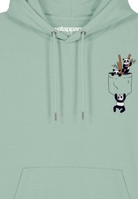 watapparel POCKET PANDAS - Hoodie - aloe