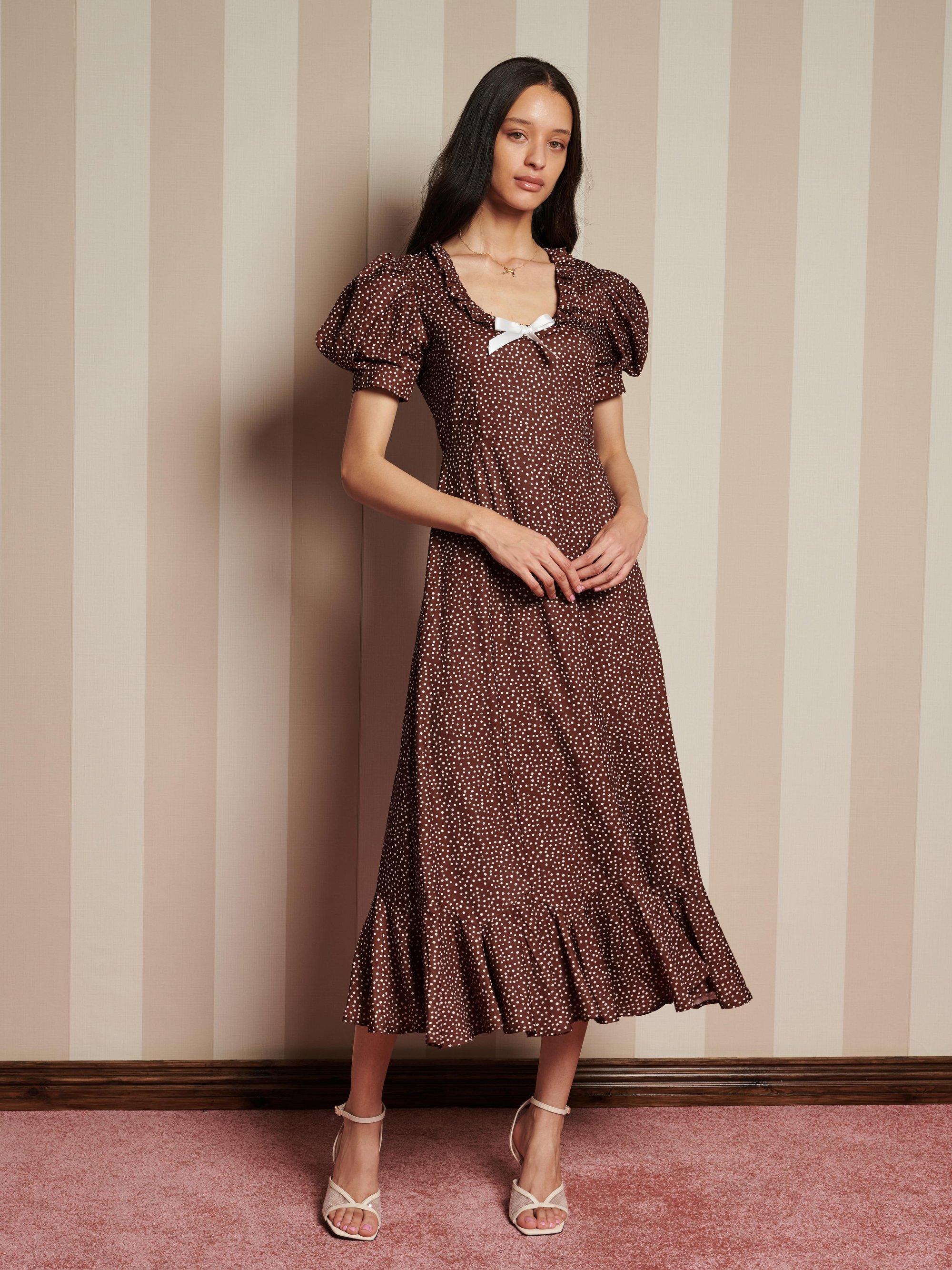 off shoulder pleated dress Lady Black Tie - Harper Satin Gown - Off The Shoulder Pleated Dress