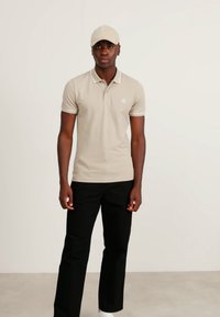 Calvin Klein Jeans TIPPING SLIM - Polokošeľa - plaza taupe