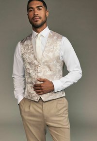Next OCCASION  - Vestă - champagne gold leaf