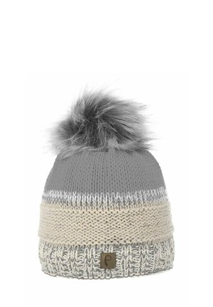 Faera WARME MIT -BOMMEL - Mütze - hellgrau