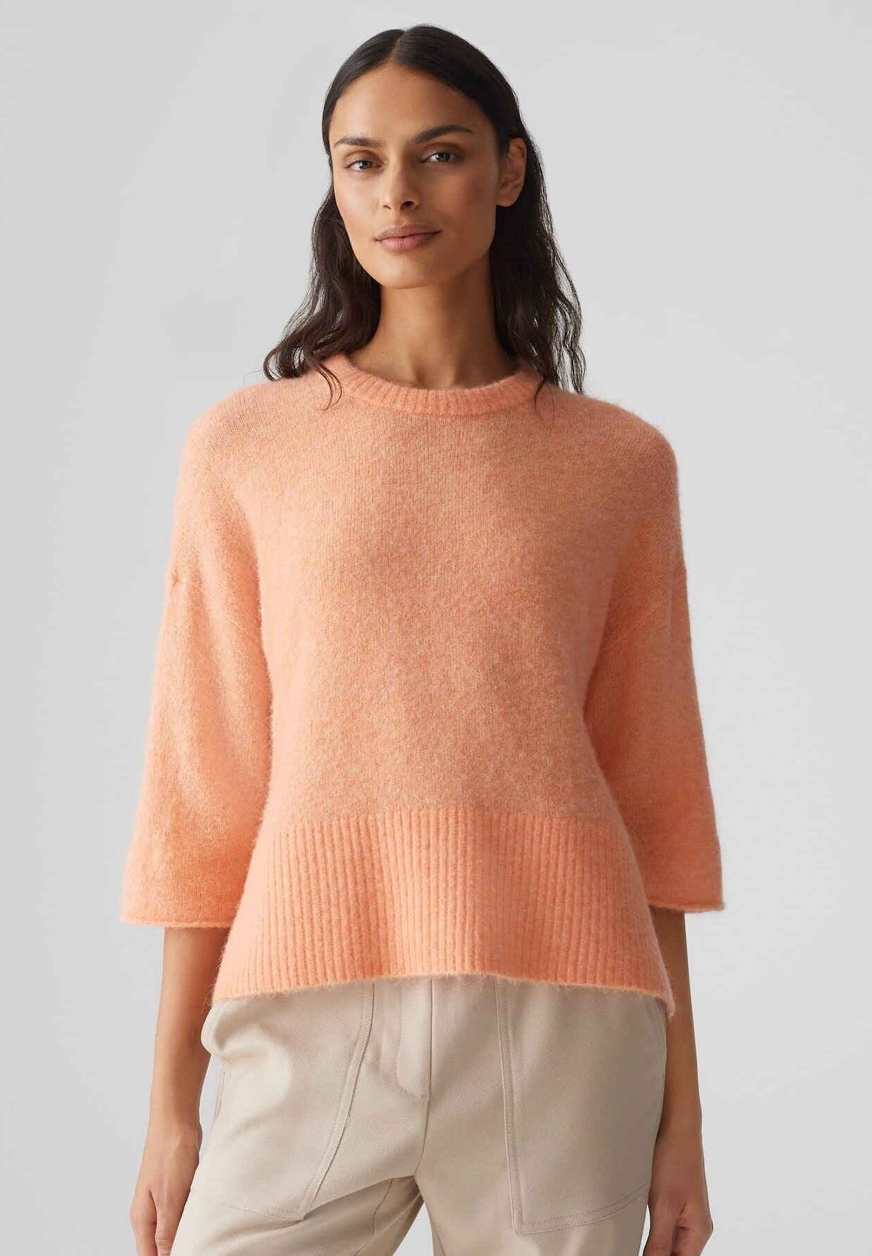 OPUS PORIA Jumper pale orange/orange Zalando