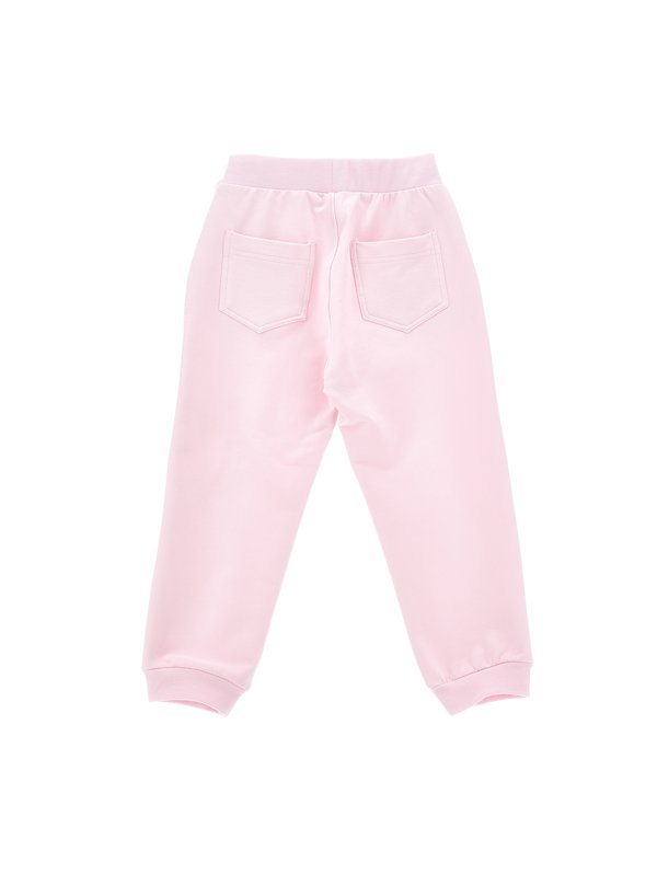 JOGGER CON STAMPA FIORI - Tracksuit bottoms - rosa fairytale3