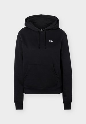 Under Armour, RIVAL HOODIE - Суитшърт с качулка - ultimate black/white