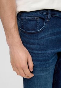 QS MID RISE - Jean slim - dunkelblau