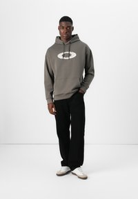 Oakley NEW RETRO HOODIE - Felpa - shadow/black