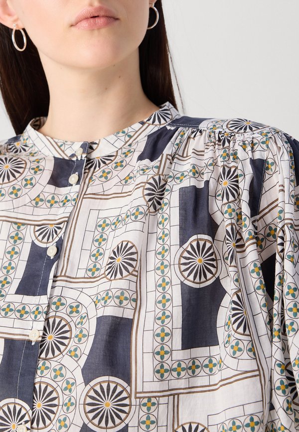 BLOUSE LONG SLEEVE PRINT - Button-down blouse2