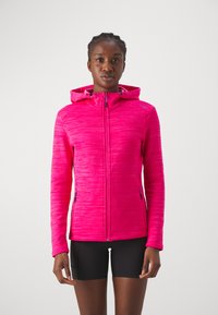 CMP WOMAN JACKET FIX HOOD - Felpa con zip - fuxia melange