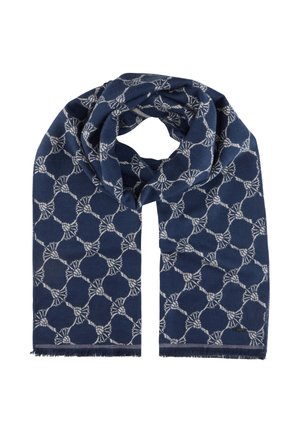 FELIX - Sjaal - navy gemustert