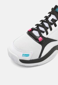K-SWISS SPEEDEX - Scarpe da padel - white/black/aquarius