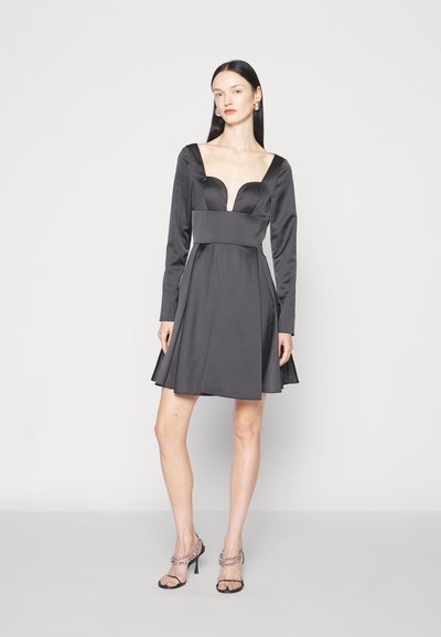 Sara Battaglia SWEETHEART NECK MINI DRESS - Cocktail φόρεμα / Φόρεμα για πάρτι - black