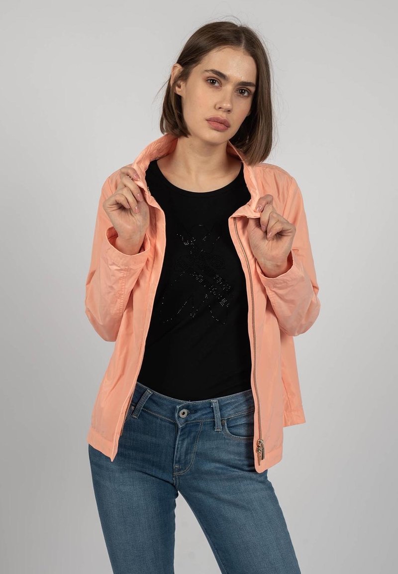 Damen Leichte Jacken | Geox Outdoorjacke rosa/lachs - FF90644 Damen Leichte Jacken | Geox Outdoorjacke rosa/lachs - FF90644