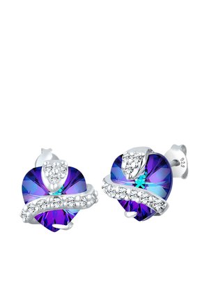 HEART CRYSTAL - Boucles d'oreilles - blau