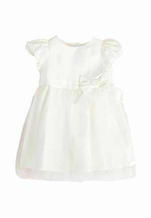 REGULAR FIT - BABY PUFF SLEEVE. - Freizeitkleid - white