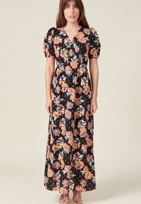 BONOBO Jeans MIT KURZEN ÄRMELN - Robe longue - noir