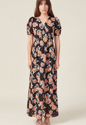 BONOBO Jeans MIT KURZEN ÄRMELN - Vestito lungo - noir