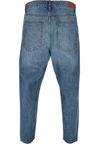 Urban Classics CROPPED TAPERED  - Jeans Tapered Fit - middeepblue