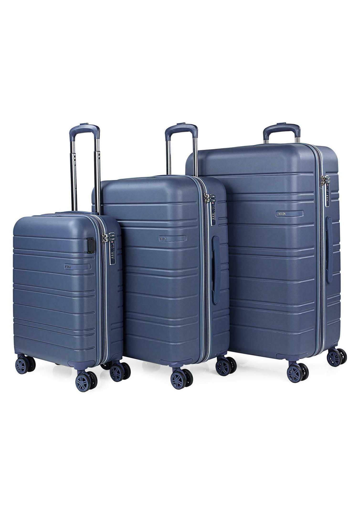 JASLEN MARINO 3PACK - Juego maletas - azul -