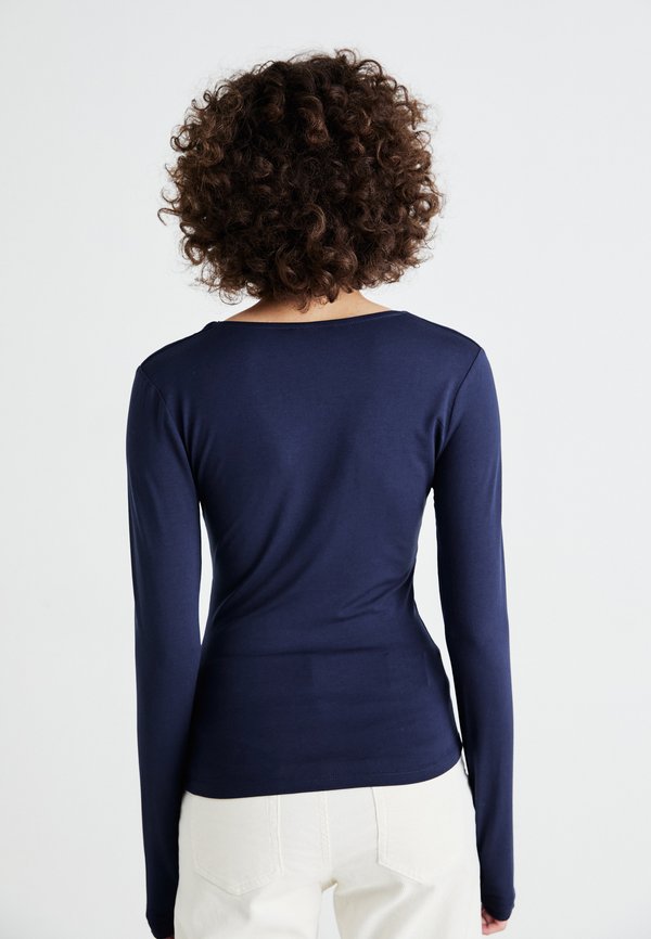 SOFT TOUCH V NECK TOP - Long sleeved top4