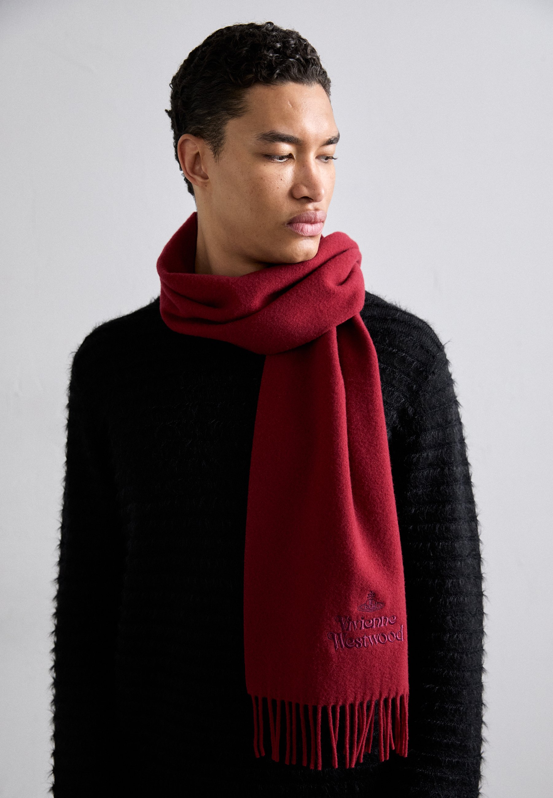 Vivienne Westwood UNISEX - Scarf - bordeaux - Zalando.co.uk