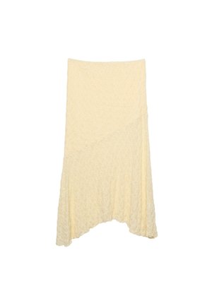Stradivarius Maxirok - light yellow