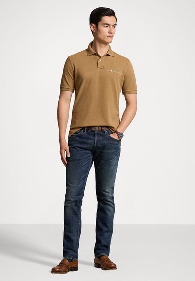 Polo Ralph Lauren CLASSIC FIT LOGO MESH POLO SHIRT - Πόλο - rustic tan