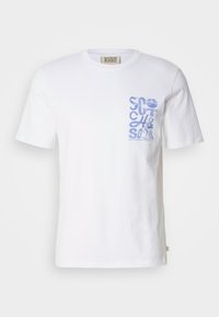 REGULAR FIT LEFT CHEST LOGO - T-shirts print - bright white