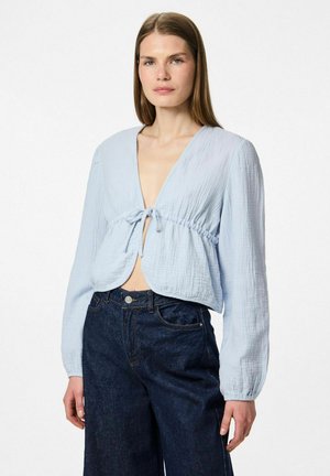 Pieces PCSASTINA - Blúzka - cashmere blue