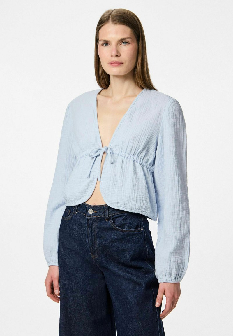 Pieces PCSASTINA - Μπλούζα - cashmere blue