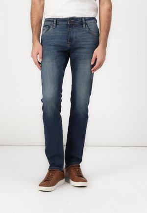 TOM TAILOR DENIM TTAEDAN Straight - Straight leg jeans - dark stone blue denim