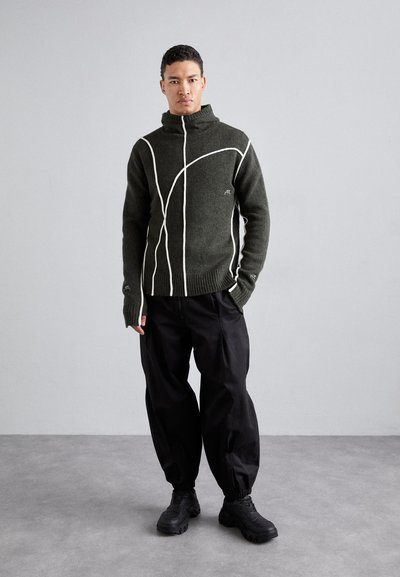 A-COLD-WALL* CONTOUR - Sweat à capuche - grey/green olive grey