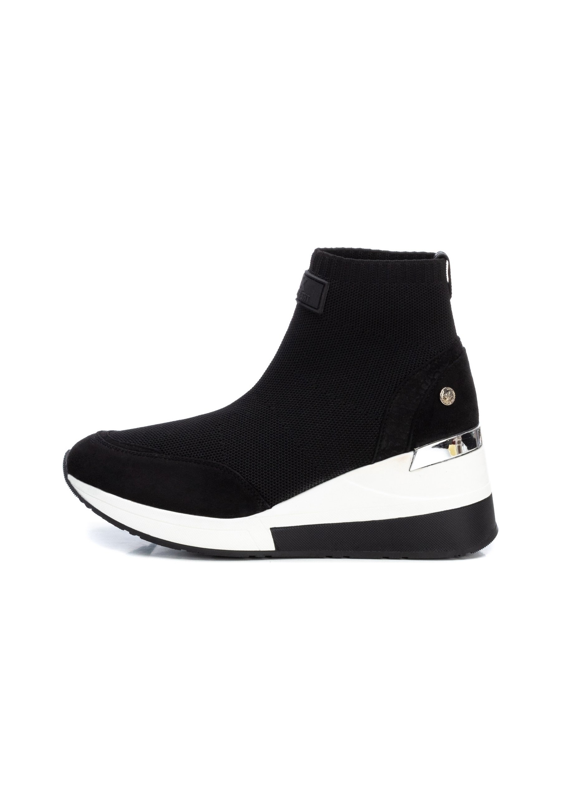 XTI Botines con plataforma - black/negro - Zalando.es