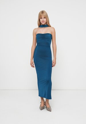 GOLDIE BANDEAU MAXI - Robe de soirée - teal blue
