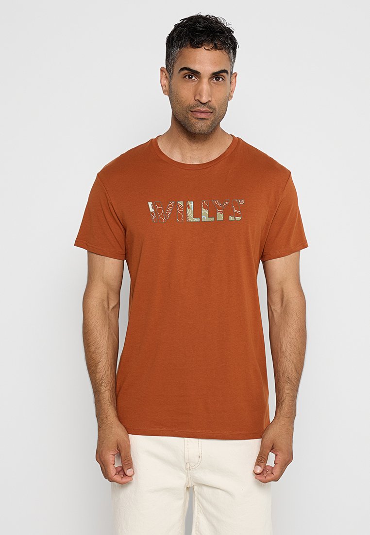 Jeep T-shirt print rood