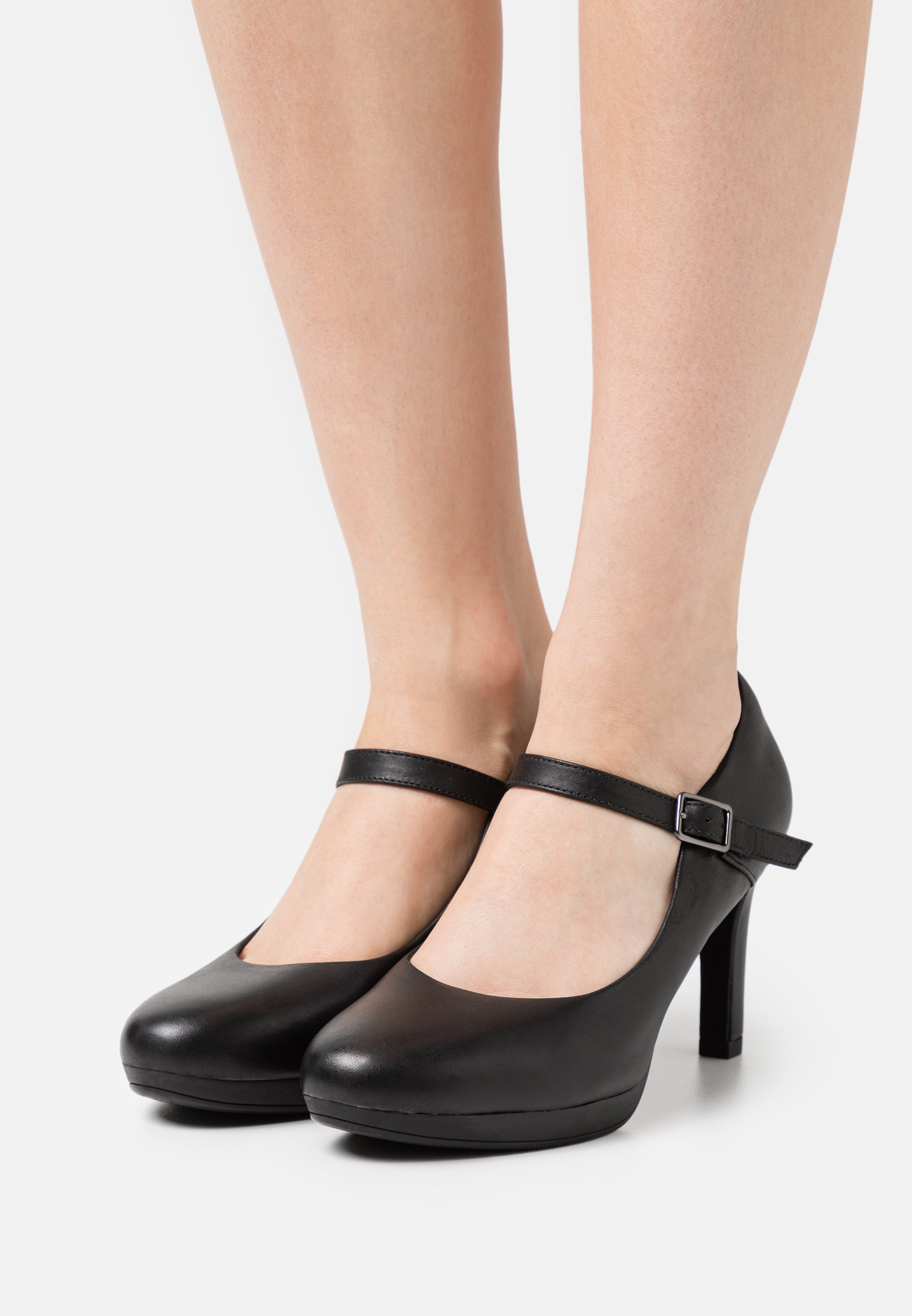 clarks platform heels