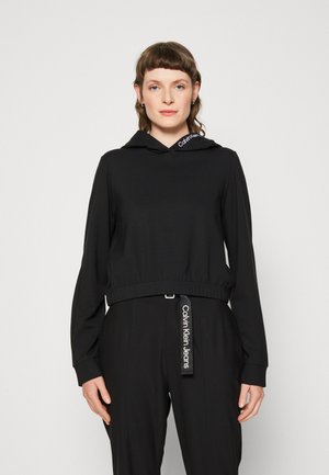 Calvin Klein Jeans MILANO HOODIE - Mikina s kapucňou - black