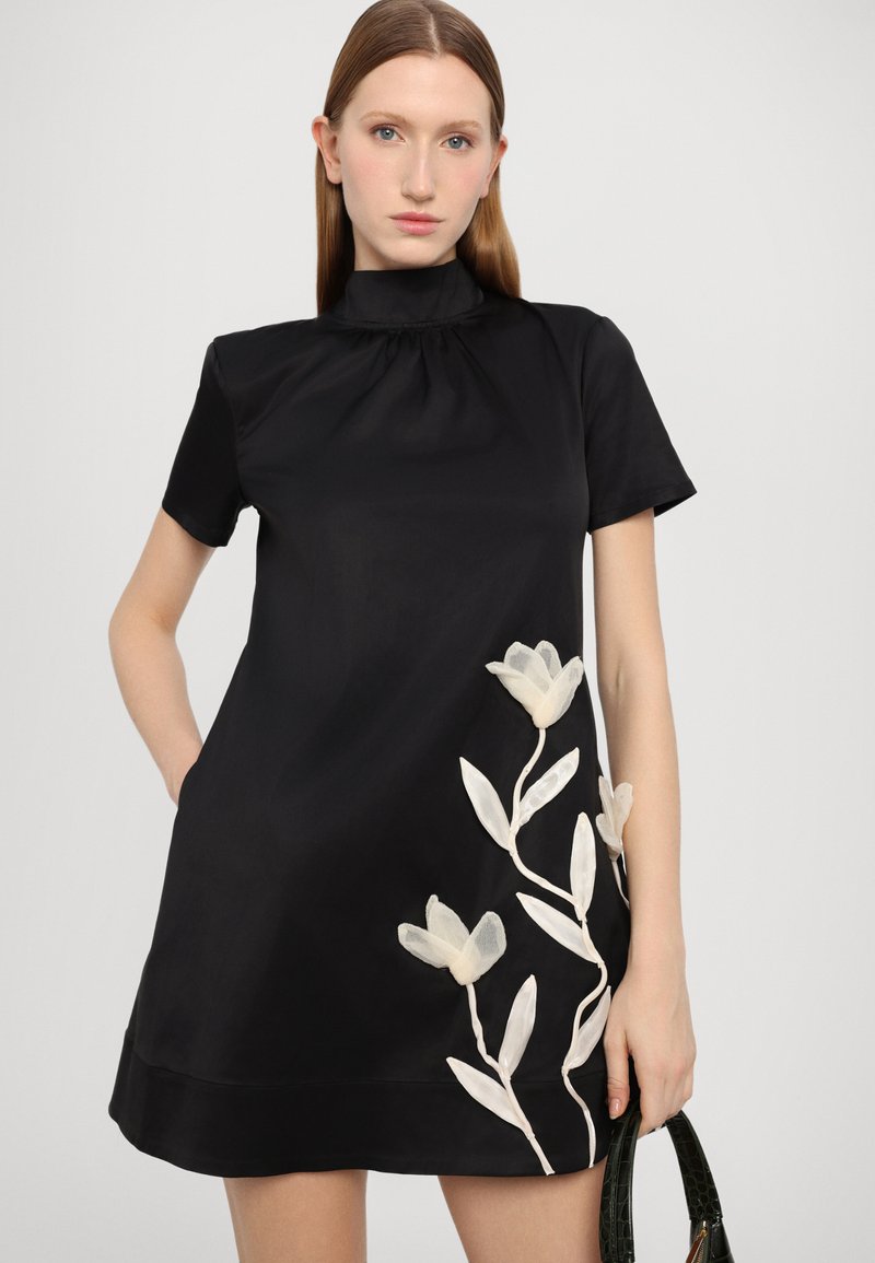 STAUD ILANA MINI DRESS - Cocktail dress / Party dress - black -  Zalando.co.uk