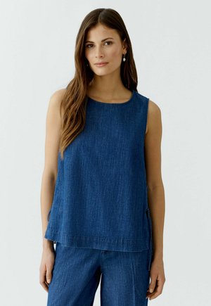 Oui Bluse - blue denim