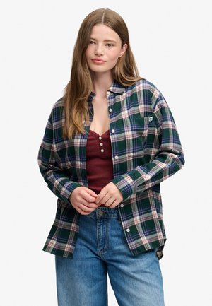 Superdry & Co, Chemisier - green mix check