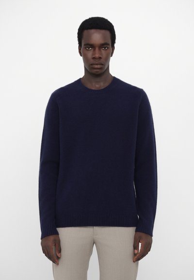 WOOD WOOD BRUSHED JUMPER - Pullover - navy