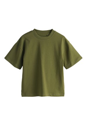 Next SHORT SLEEVE  - T-shirt basique - dark khaki green