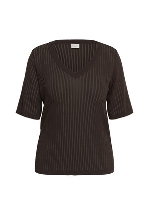 Kaffe Curve, KCABELINE PULLOVER - Camiseta estampada - coffee bean