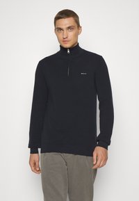 GANT HALFZIP - Trui - evening blue