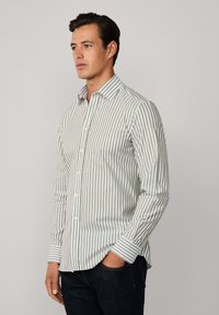 Hackett London SOFT STRIPE - Svečana košulja - cargo green