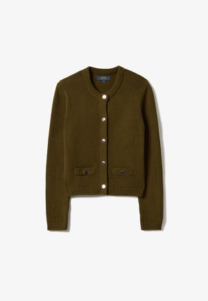 OVS, CARDIGAN REGULAR FIT WITH BUTTONS. - Strickjacke - dark green