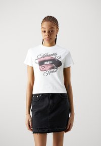 Even&Odd - T-shirt print - white Miniatuurafbeelding 1