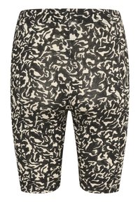 Kaffe KASALLY BIKE  - Kratke hlače - black white abstract print