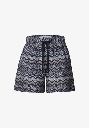 Street One, HIGH WAIST SHORTS IM LOOSE FIT MIT PRINT - Shorts - frozen wave